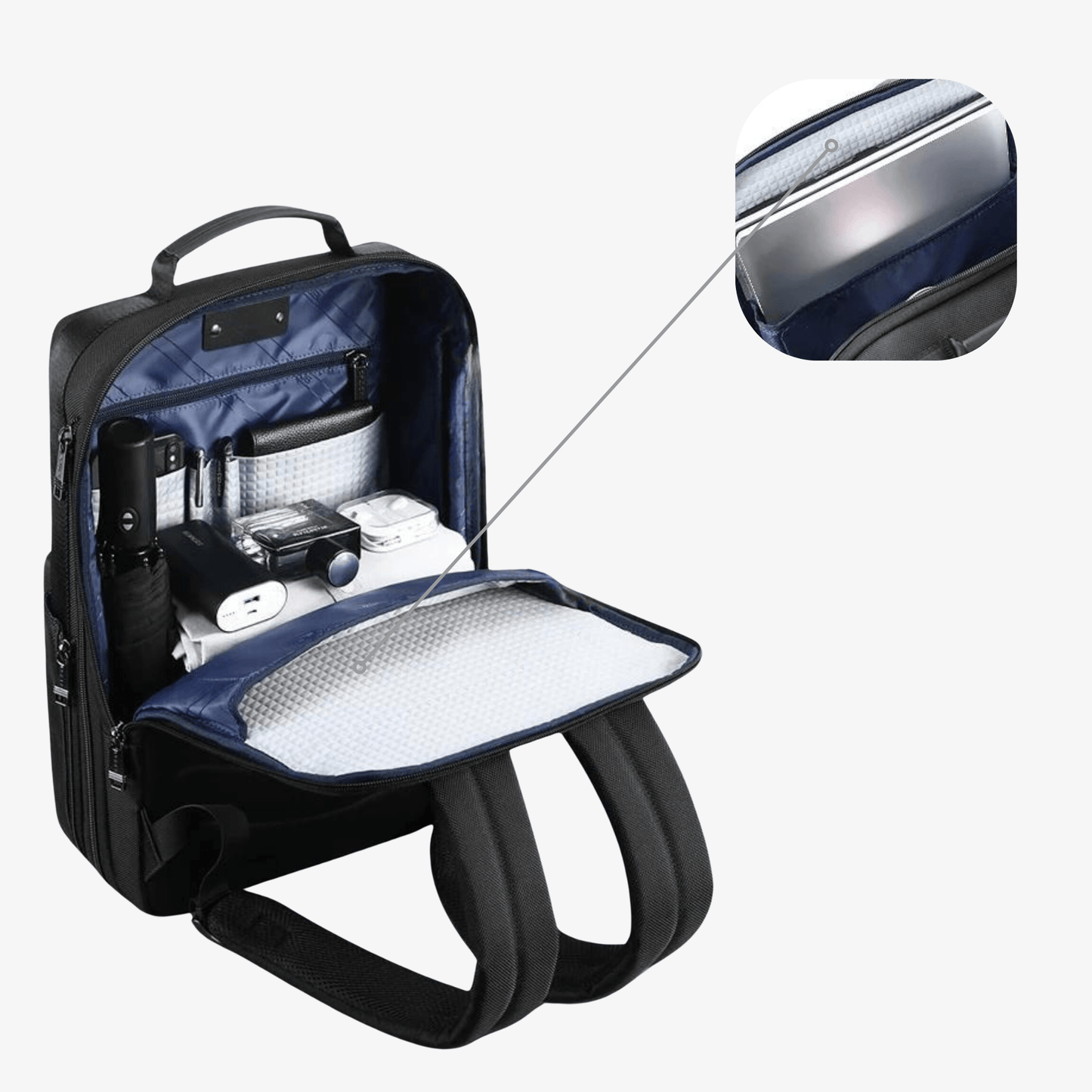 Hemmer - Sac à Dos Moderne et Sobre