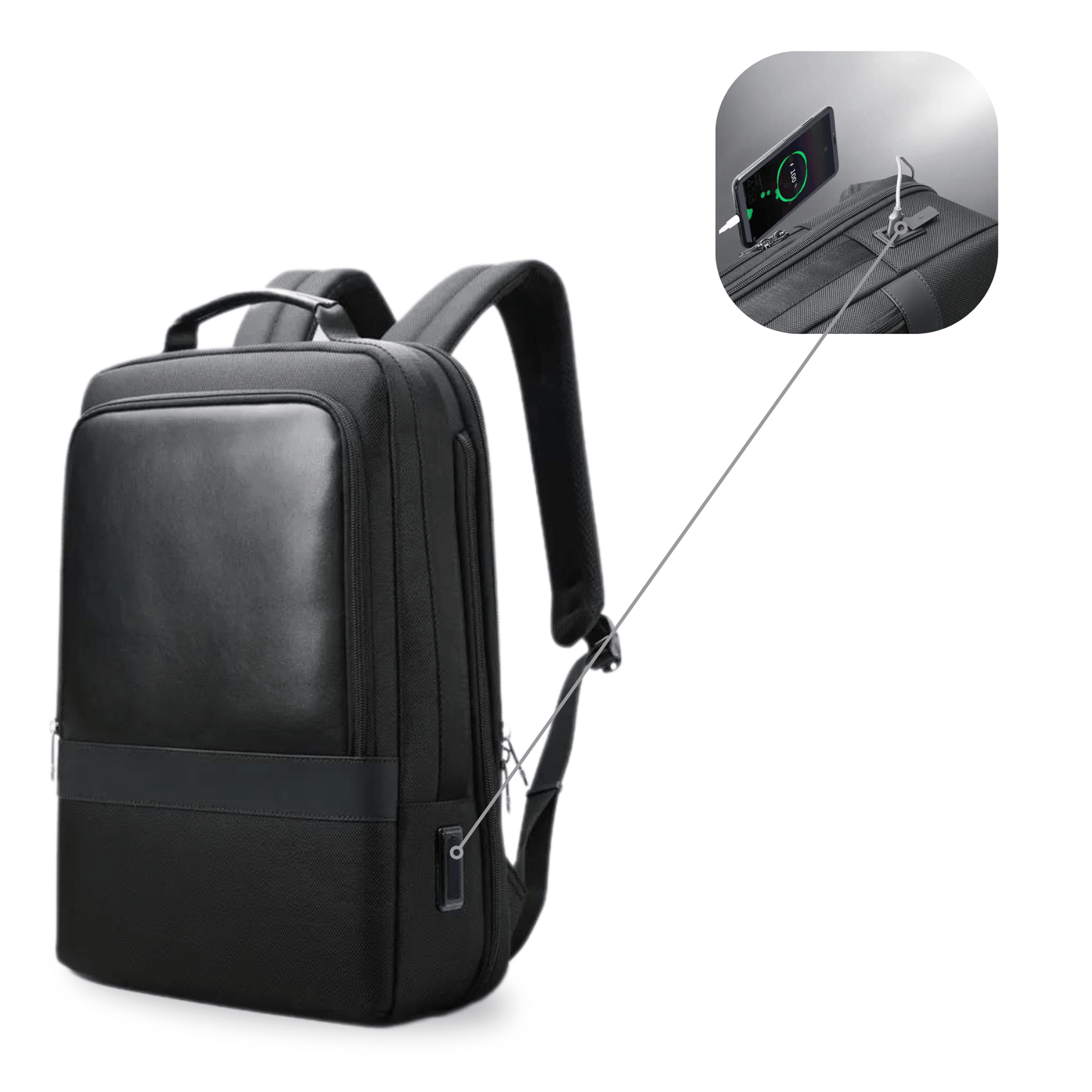 Hemmer - Sac à Dos Moderne et Sobre