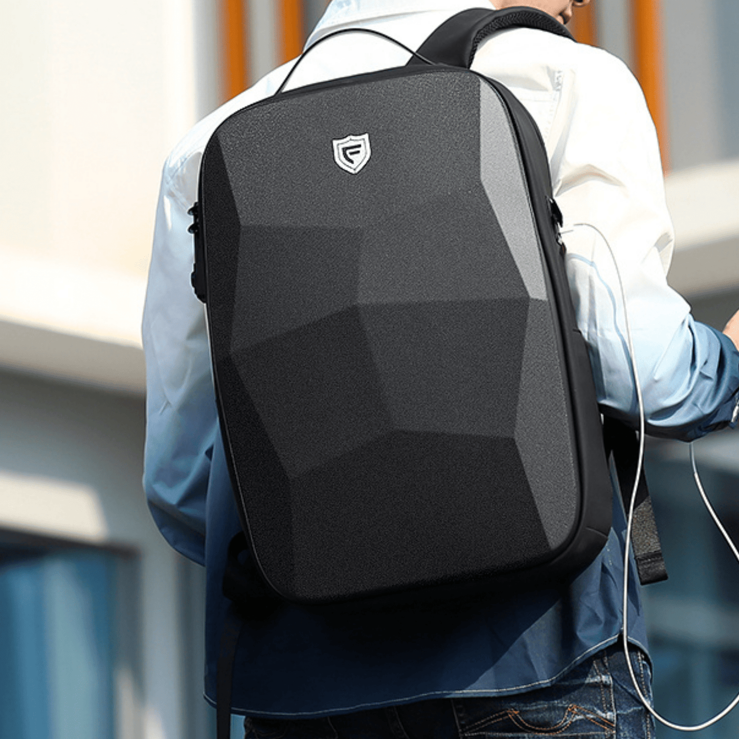 Rome - Sac à Dos Intelligent à Coque Rigide