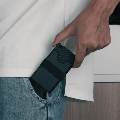 Carbon - Porte-cartes Intelligent et Sécurisé avec Blocage RFID