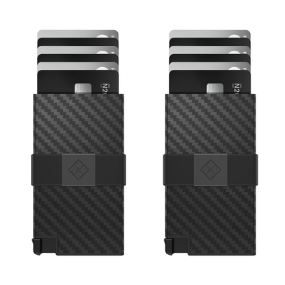 Carbon - Porte-cartes Intelligent et Sécurisé avec Blocage RFID